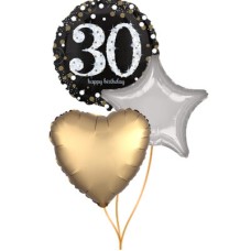 Bunch of balloons '30 years'
